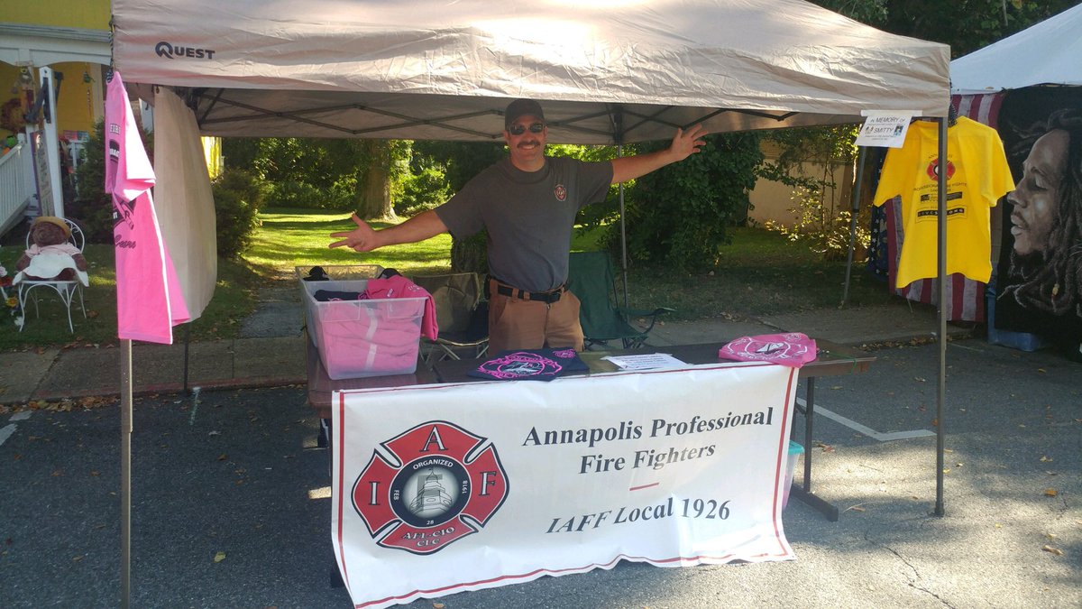 It’s T-shirt time..  please visit us today at West Annapolis ocktoberfest and purchase your local 1926 breast cancer t-shirt #Annapolis