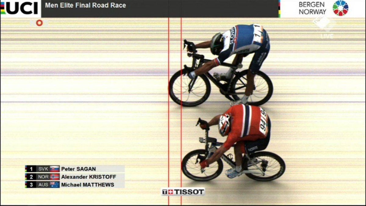 sigmasports's tweet image. Hitting the front when it matters the most. Sagan...you legend. 🌈👊

#RideLots #Bergen2017