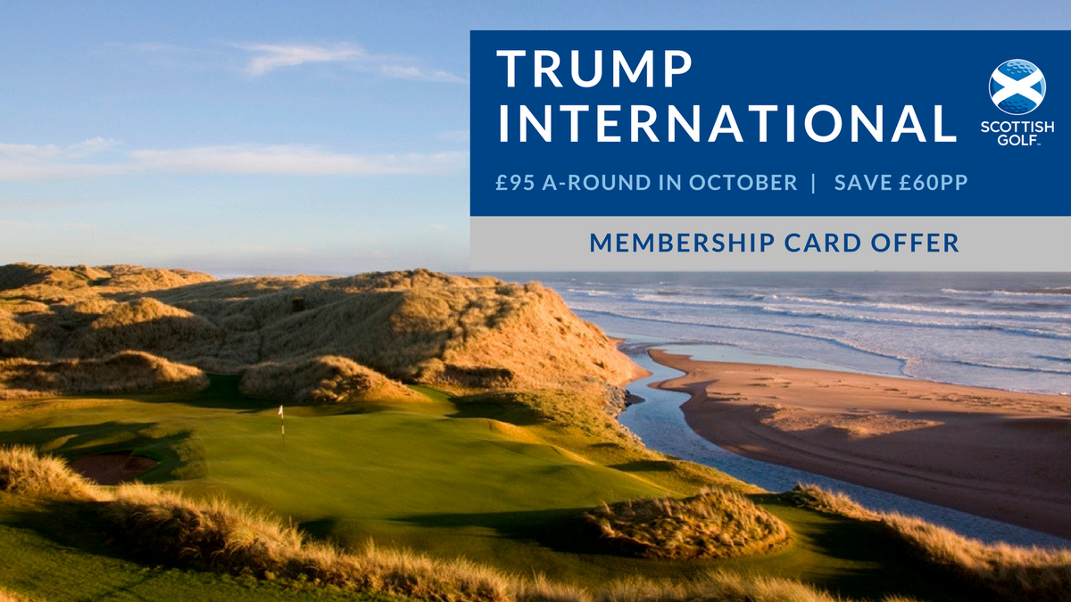 ScottishGolf's tweet photo. Member Offer | Is the award-winning @TrumpScotland on your bucket list? Play this October for £95 saving £60pp >>> https://t.co/xdjA0RKLim https://t.co/xl4p1z1fhL