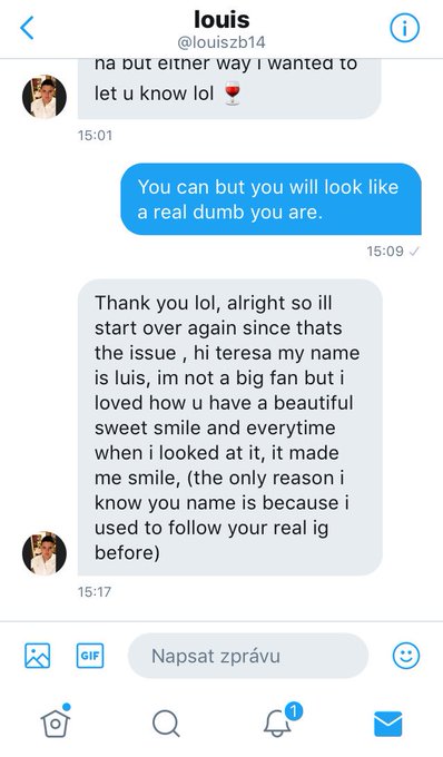 Wtf that guy needs some help. I am done. Fishing for attention proved 😎 https://t.co/8zEFpB606K<a href="/tag/soproud"class="tags"><span>#soproud</span></a><a href="/tag/matchmakertracy"class="tags"><span>#matchmakertracy</span></a>