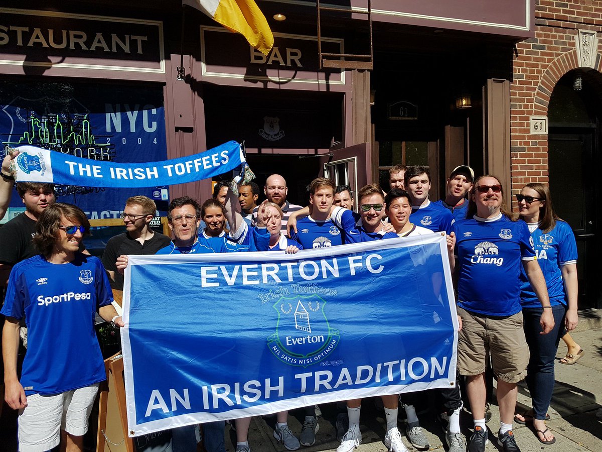 Everton Usa On Twitter When The Irish Toffees Meet The Nyc Evertonians There Is Good Craic Misterdennehy Nothing Like The Efcfamily
