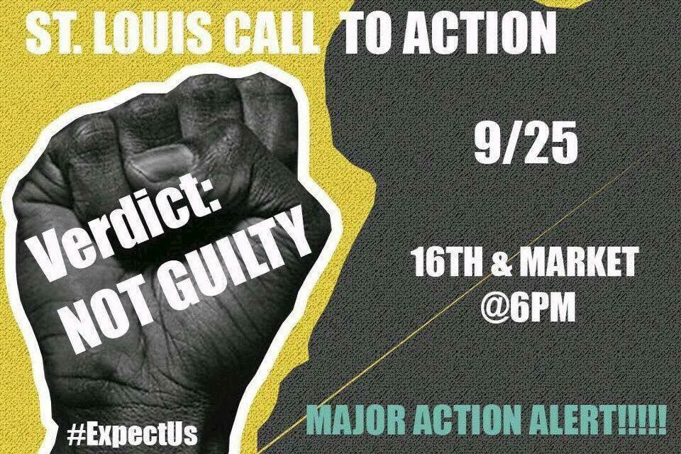 resist_STL's tweet image. Monday. Be there. #ExpectUs #STLVerdict