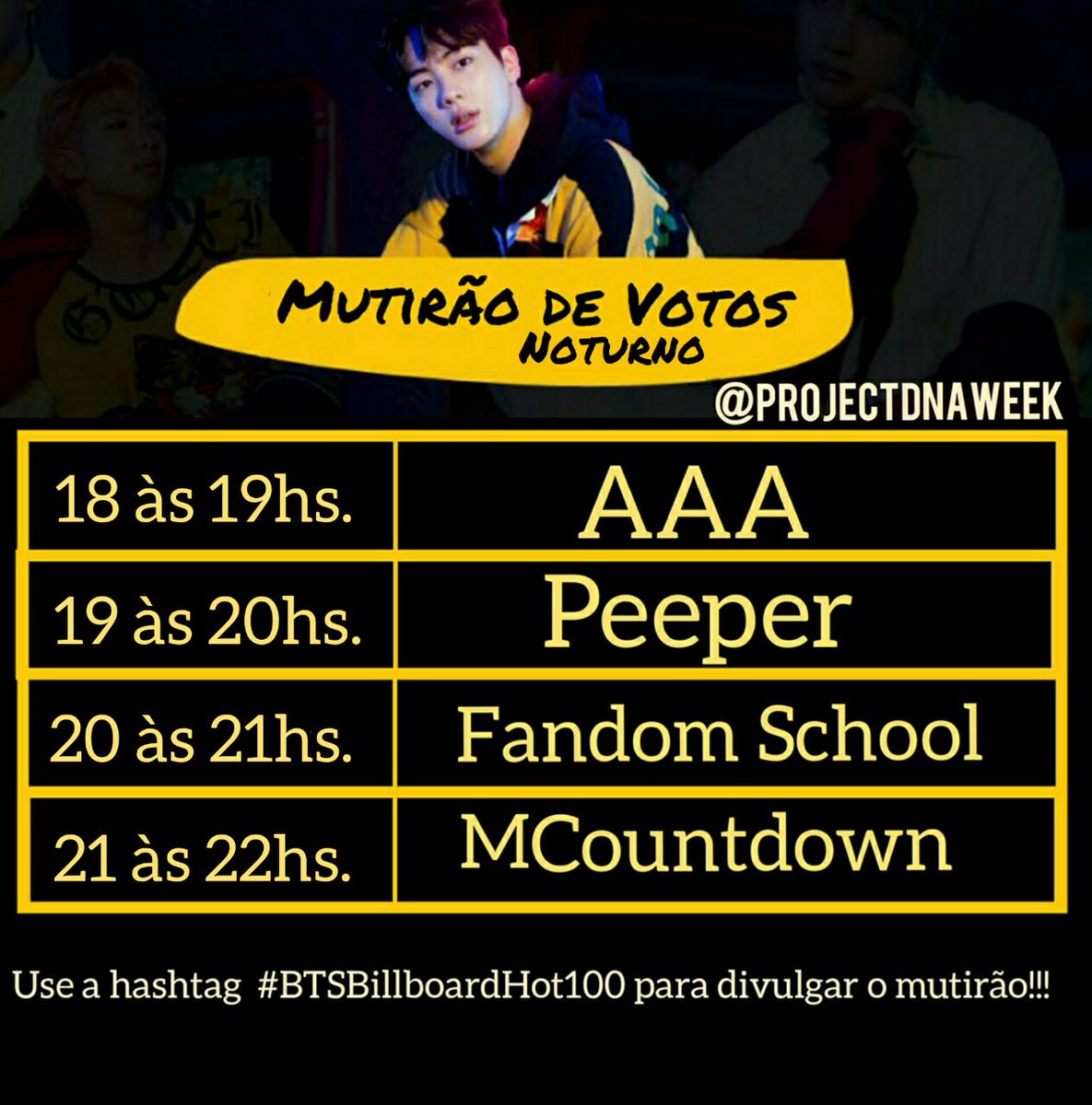 bts_supportbr's tweet image. DOMINGO DE MUTIRÃO! 

FIQUEM ATENTOS AOS HORÁRIOS DOS MUTIRÕES DIÁRIO E NOTURNO, ESPALHEM E CHAMEM OS ARMYGOS! 

#BTSBillboardHot100