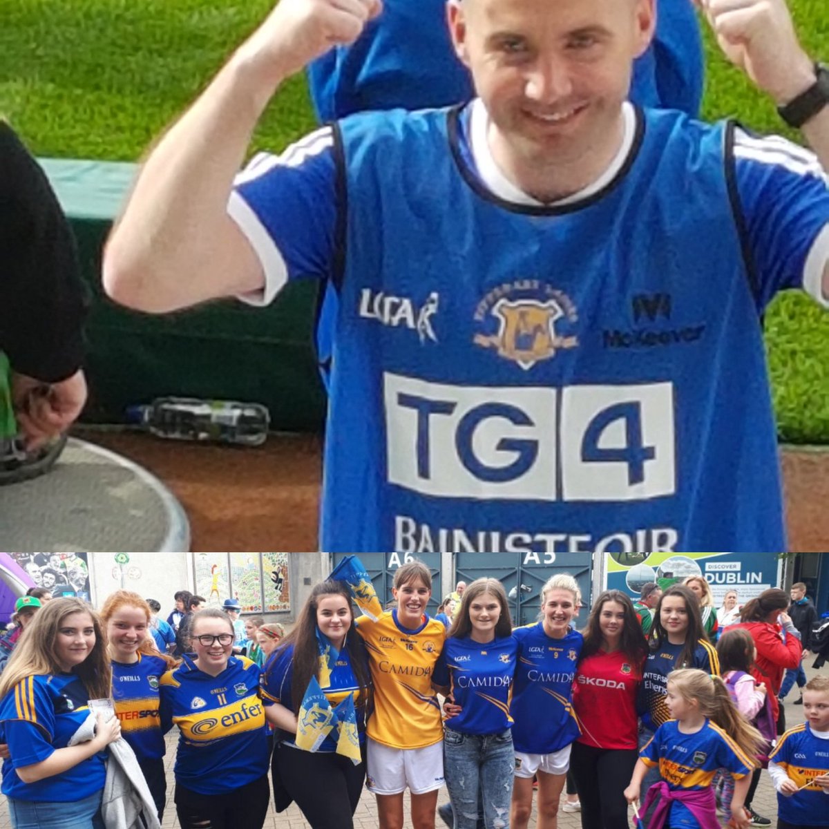 We are the champions! <a href="/spronayne/">Shane Ronayne🇵🇸</a> <a href="/TipperaryETB/">Tipperary Education and Training Board</a> <a href="/CahirNews/">Cahir News</a> <a href="/TippLadiesFB/">Tipp Ladies Football</a> #fanwall <a href="/ColDunIascaigh/">ColáisteDúnIascaigh</a> #cdiabú