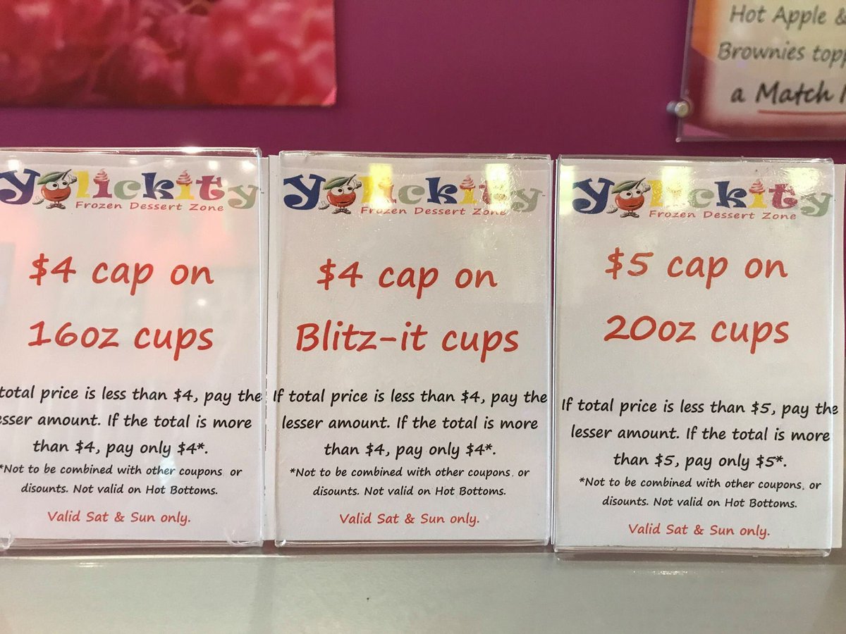 YOLICKITY's tweet photo. 90 degrees and we capped all prices lower than normal! https://t.co/WDvZaQTJdl