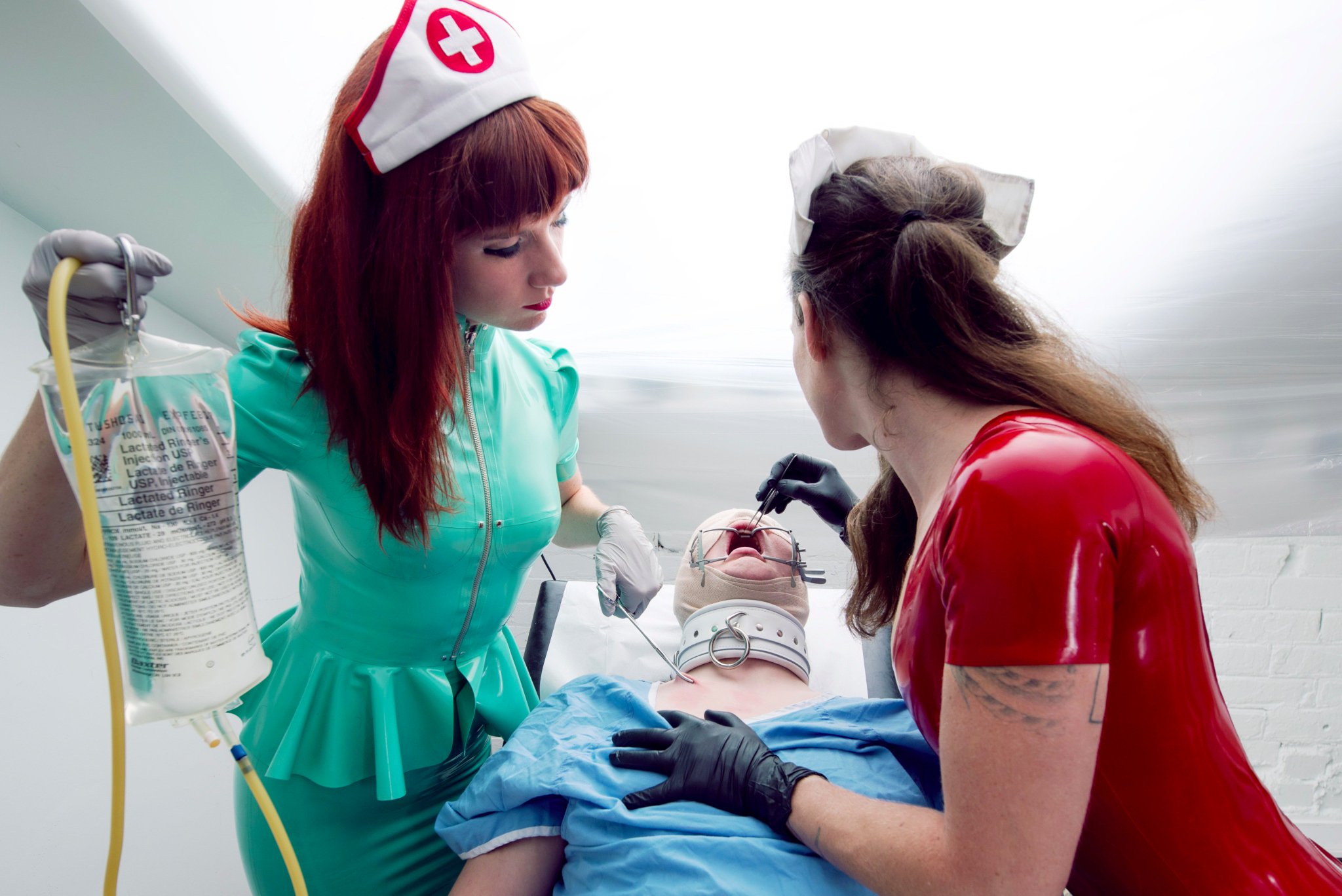 Nurse gym stepsister latex