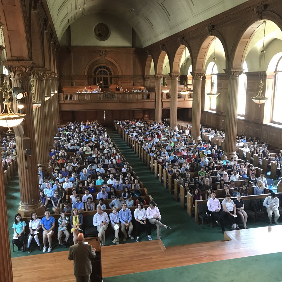 Dean of Admission & Financial Aid @JimVentre '79 welcomes prospective families to our Fall Open House #welcometoandover #admission