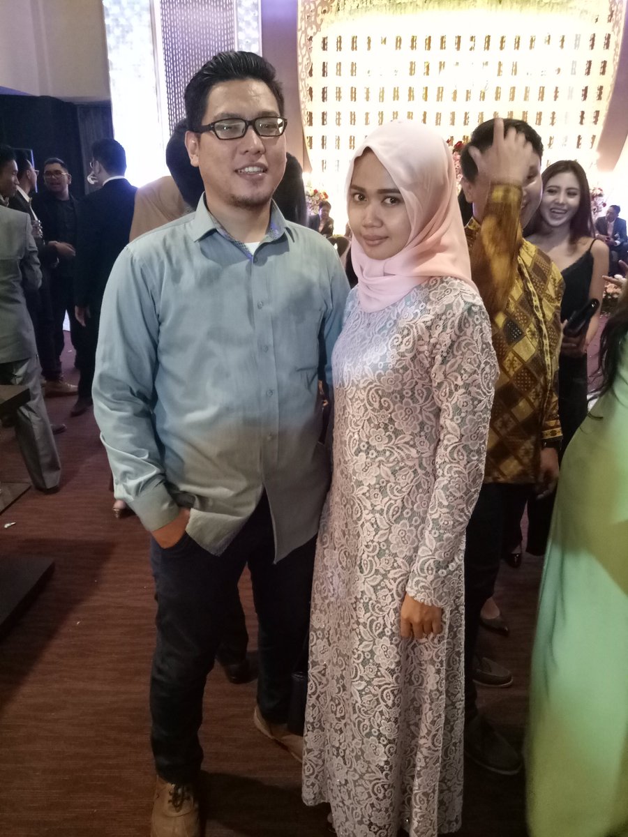 Malam minggu nya kondangan sama istri.. #latepost