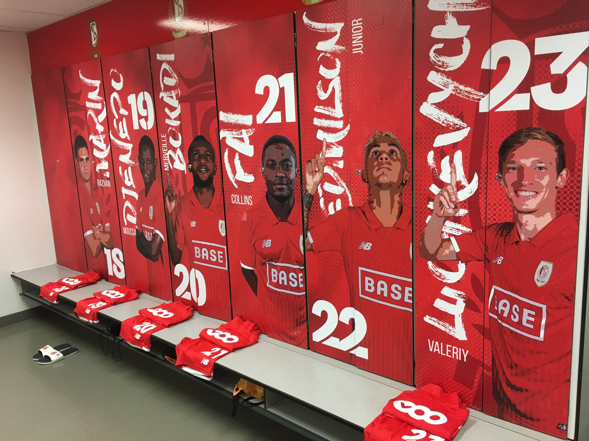 Pegatinas efecto jersey Standard de Liege - stickers foot