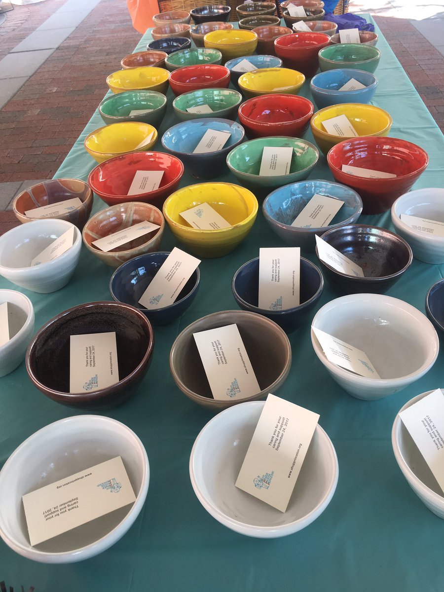 Thanks to local artist Adam Welch for making these beautiful ceramic bowls for our #salsaandsalsa winners and for our attendees!