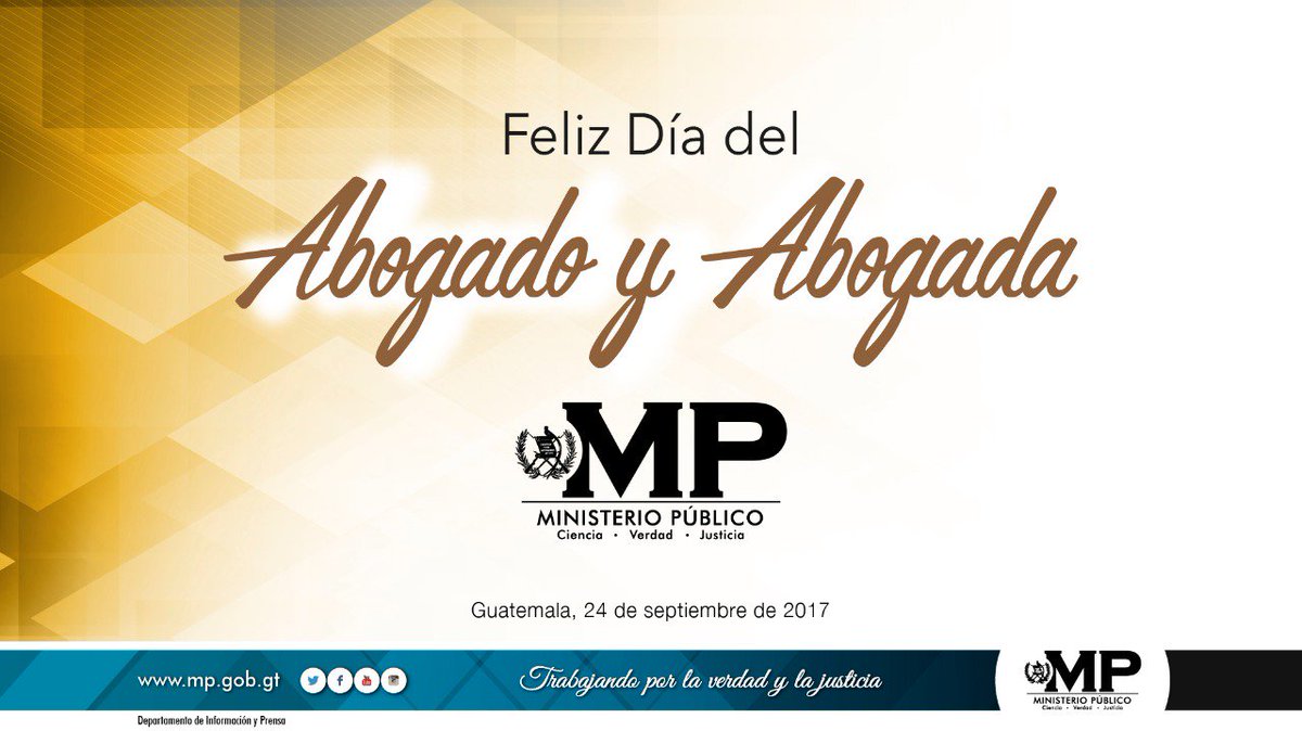 Mp De Guatemala Ø¯Ø± ØªÙÛÛØªØ± Feliz Dia Del Abogado Y Abogada