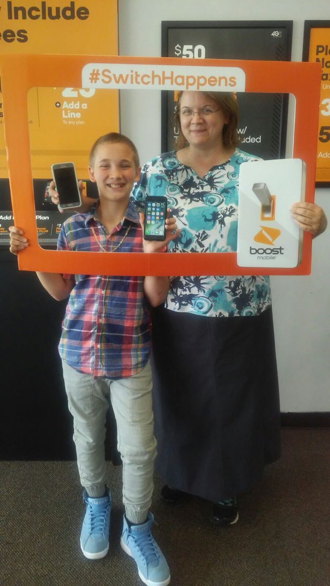 Boost28352's tweet image. More #HappyCustomers! Someone got his first phone today!#WelcomeToTheBoostFamily #SwitchHappens #AddALineForFREE #SamsungJ3Emerge #iPhone6