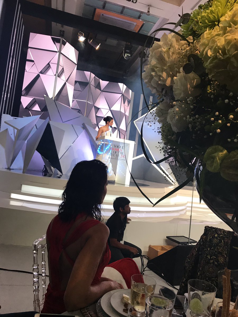 Archie Panjabi at the Vogue WOTY #IBMinVogue