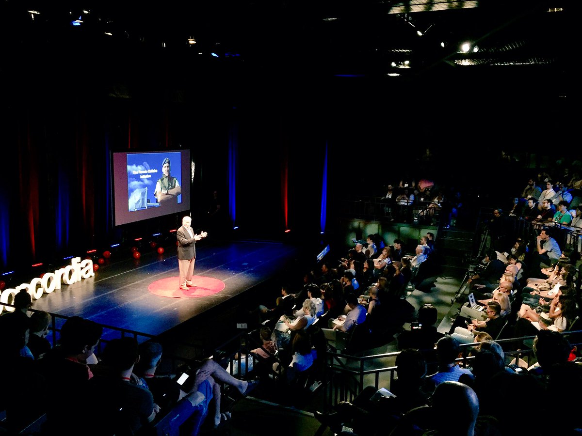 Lieutenant-General the Honourable, Roméo A. Dallaire, is live with his #TEDx talk! #NextGeneration