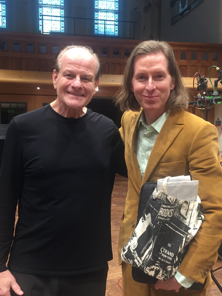 Finished orchestrating and conducting Desplat's brilliant score to Wes Anderson's ISLE OF DOGS. Wes and his film are amazing.See it in March