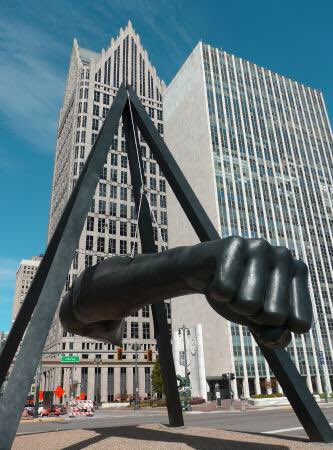 Niraj Warikoo On Twitter Downtown Detroit Has A Black Fist Statue In Honor Of Boxer Joe Louis That Some Have Said Is A Symbol Of Black Power In The 79 Black City