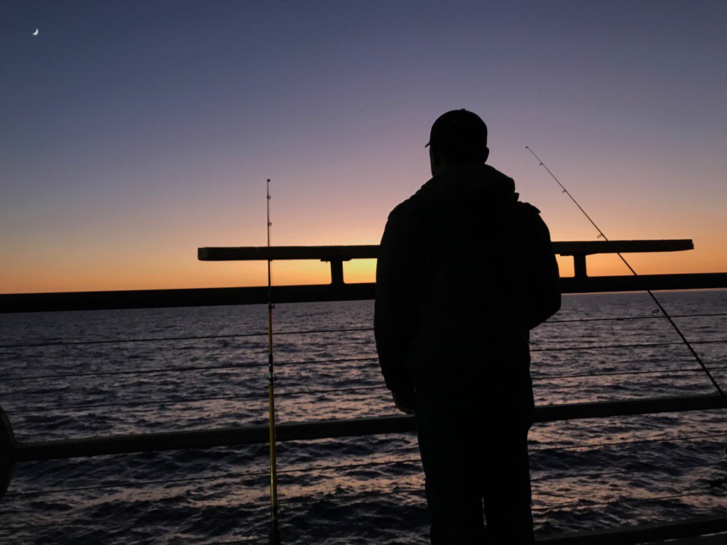 Had a great time fishing. #sunsetfishing #FallsHereAnd #LoveSoGoodThatI #CaliLife