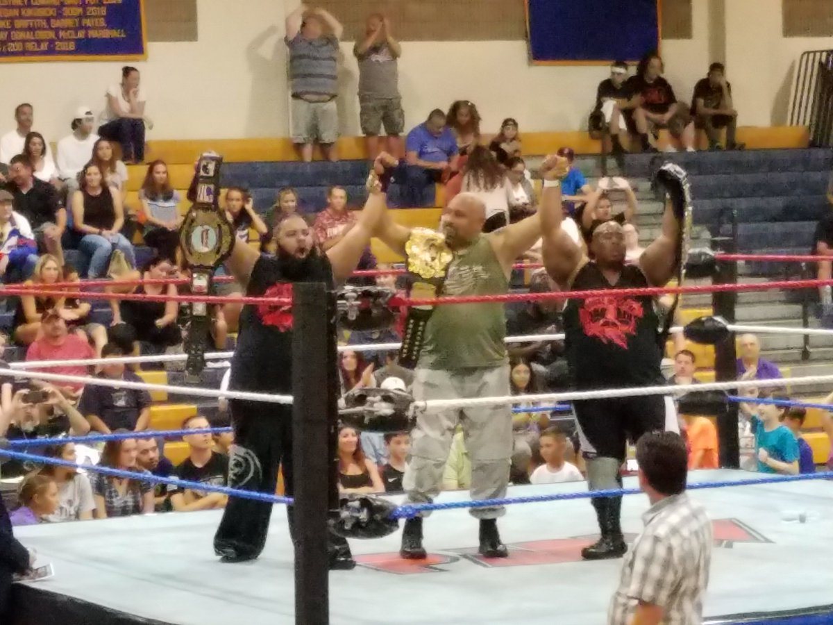 giano_nico's tweet photo. Congratulations to @ralphmurray37, @tnpayne19, and @HAKIMALI1979 for your title victories last night at @PAPWofficial #DieselMania! https://t.co/WI2Wg6kSQ2