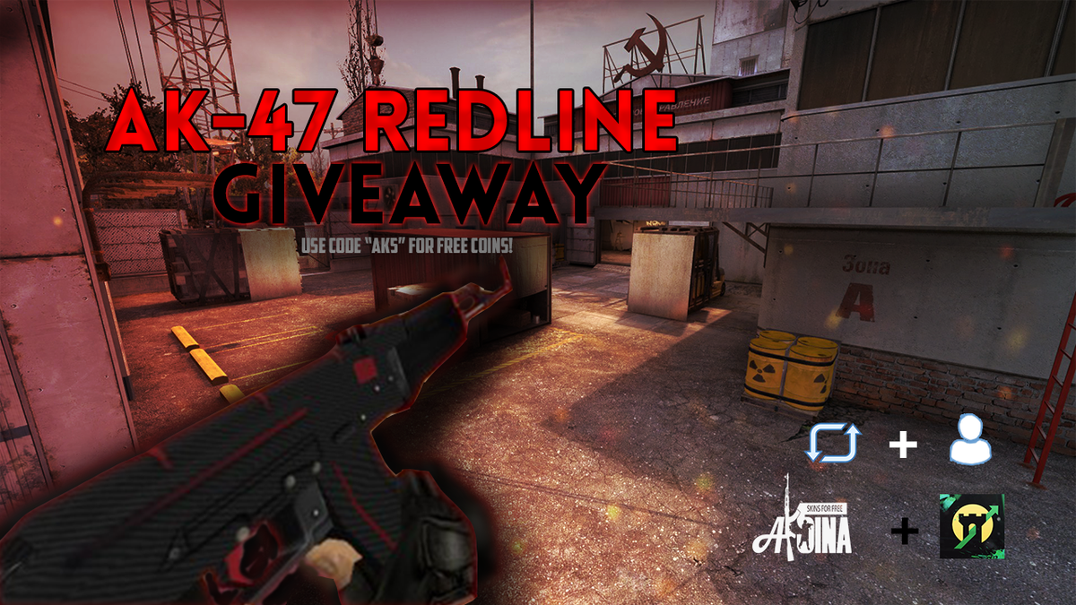 🎁#Giveaway🎁
🎁Ak - Redline FT🎁
🎁24 hours🎁
✅gamdom.com/?ref=ak5  
✅Follow @ak5ina, <a href="/GamdomOfficial/">GamdomOfficial</a>
✅Retweet
✅tag 2 &amp; comment trade link