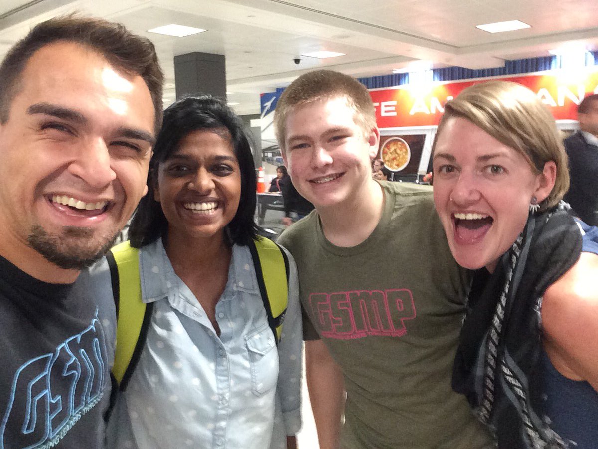 Two more! Sangeetha Manoharan and returning alum <a href="/chessca7/">Fran McEwen</a> have landed 🙌🏼🇳🇿🇮🇳 #GSMP2017
