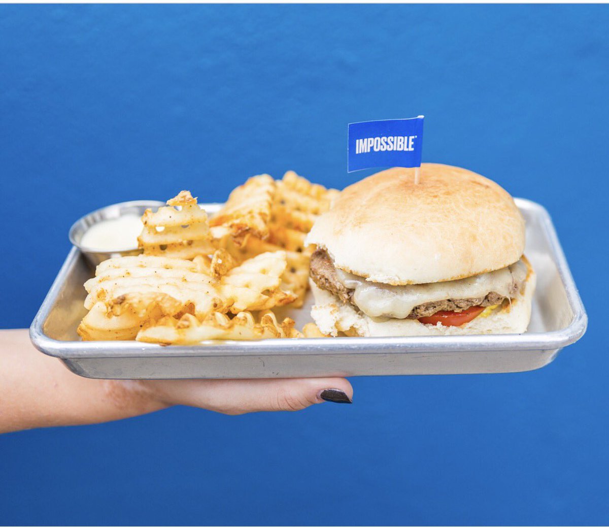 JeffGigante's tweet image. The Impossible Burger launches 09/27 at Ciccio Restaurant Group. #impossibleburger #impossiblefoods