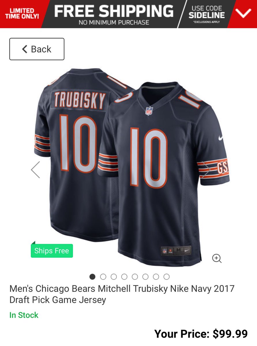 GIVING AWAY TRUBISKY AUTHENTIC JERSEY. WILL PICK WINNER AT 2000 FOLLOWERS. 

MUST BE FOLLOWING AND RT TO WIN. Winnner picks size and color!