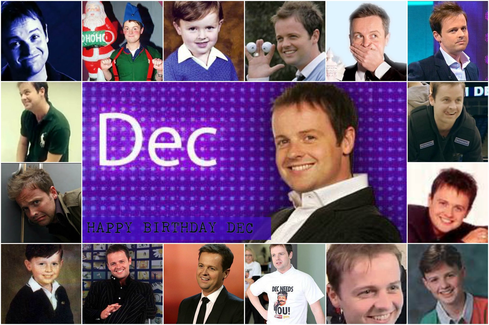 Happy 42nd Birthday to the wonderful and beautiful Mr Declan Donnelly hope you have a wonderful day Day 25 