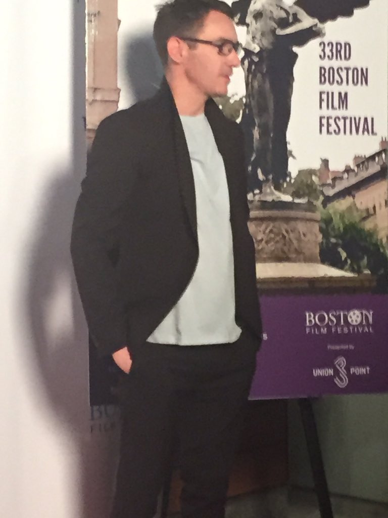 kaplanhow's tweet photo. .@JRM_official on red carpet before screening at @BostonFilmFest https://t.co/beMMKm4gur