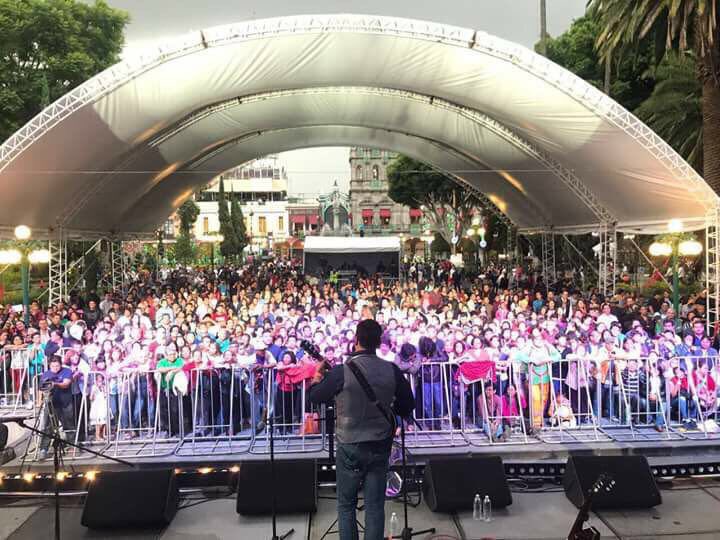 #fiestaspatrias2017 ⚡️#puebla #zocalo #gerardopabloenconcierto 🇲🇽@IMACP @anelnochebuena @oneproductionmx
