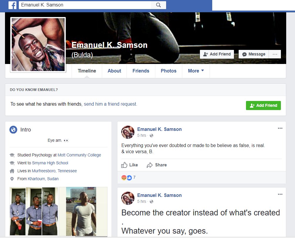 Emanuel Kidega Samson Sudanese terrorist kills 1 at church in Antioch