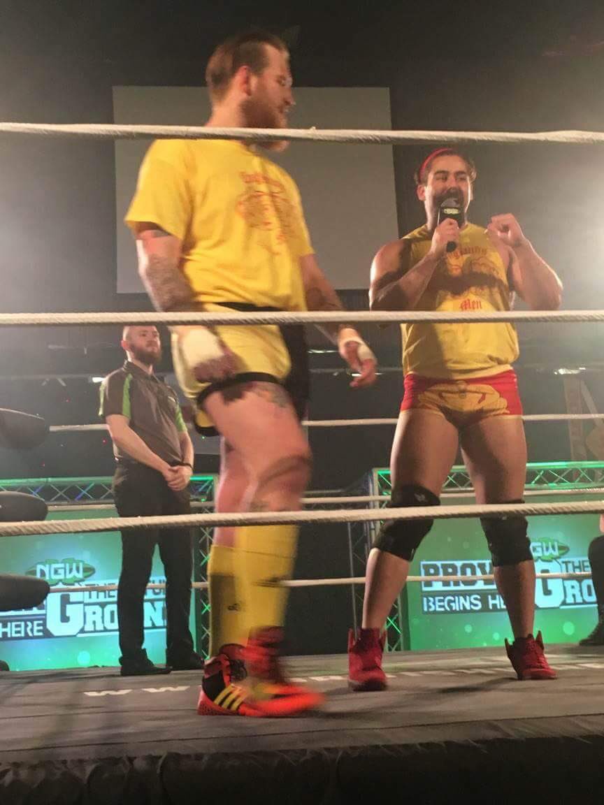 ShreddybrekGYM's tweet photo. The #hardcoredivision were live at @NGWrestlingUK tonight - @EnglandsHardest @ehm_lou #wrestling #britwres https://t.co/uijdWGFV5P