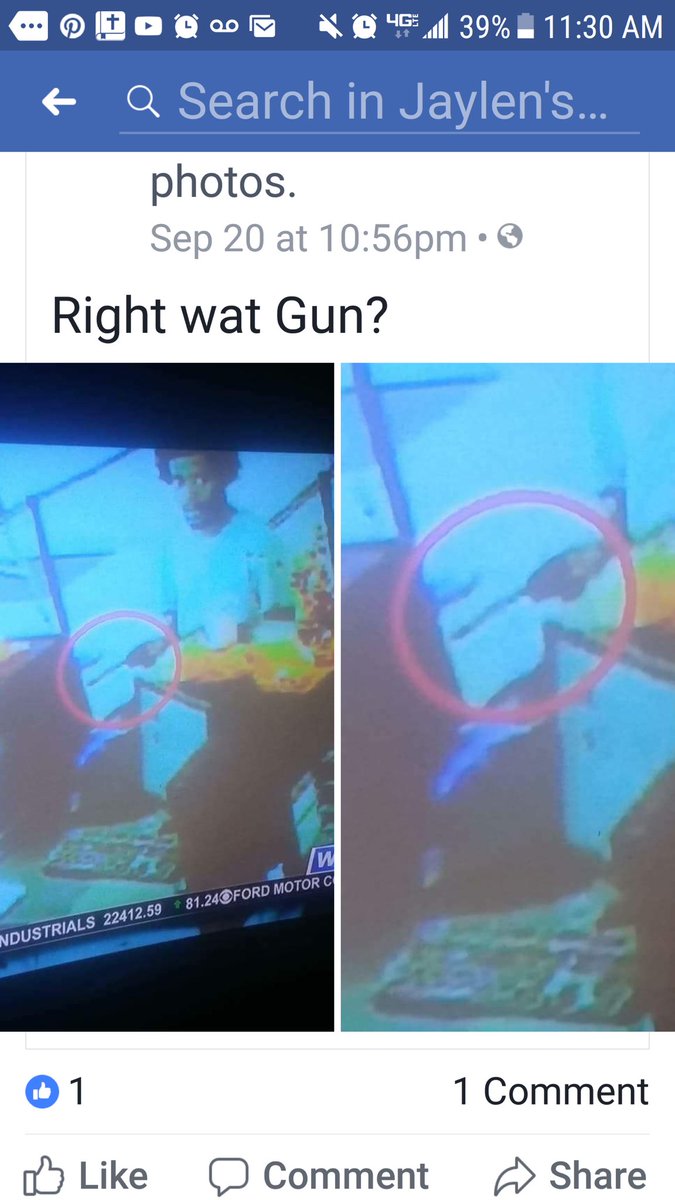 TheRealTBOZ's tweet image. Now the question is did he have a gun? You tell me because I've never seen a gun like that before