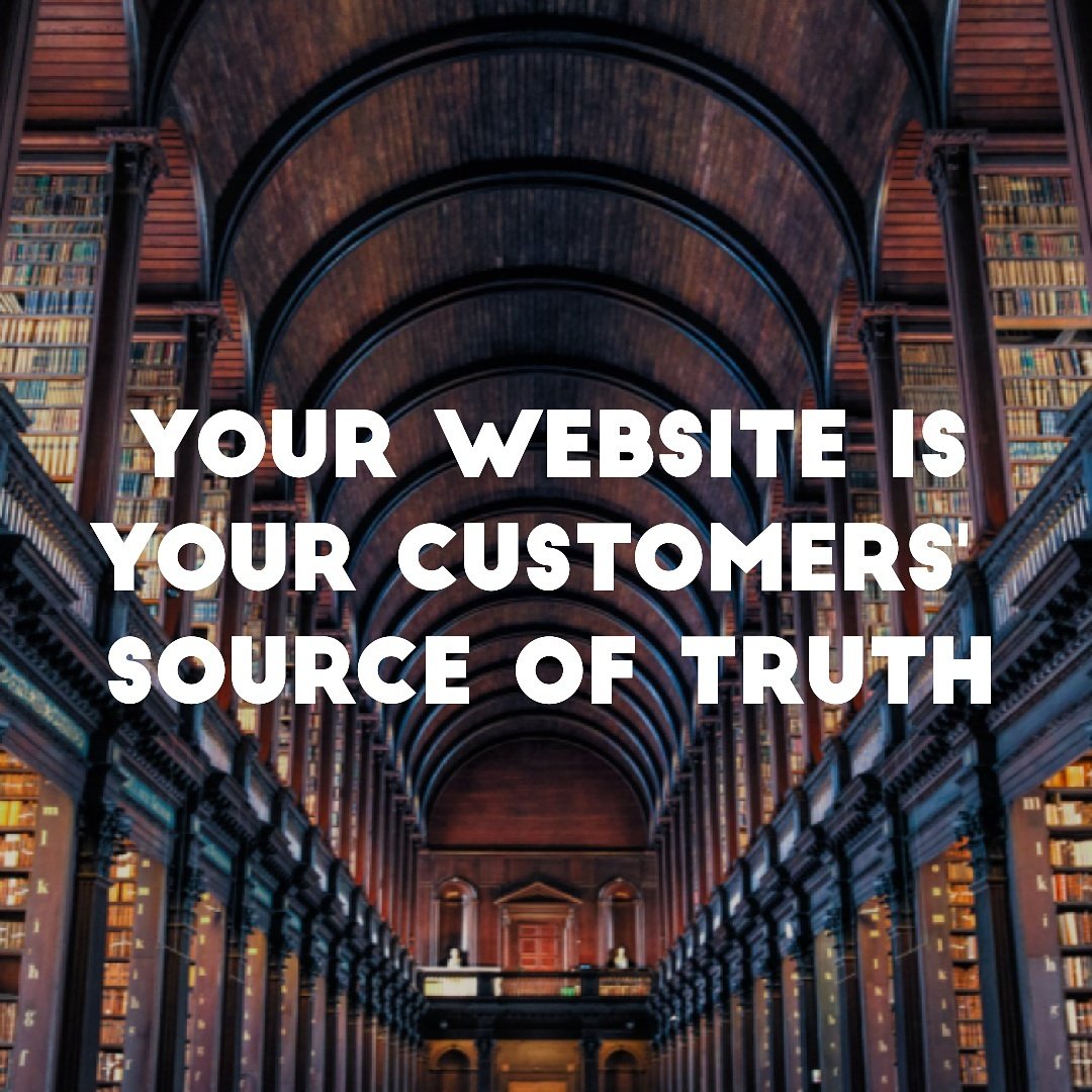 With #socialmedia bringing so much value to your business, why even have a #website? Because your website is the trusted #sourceoftruth