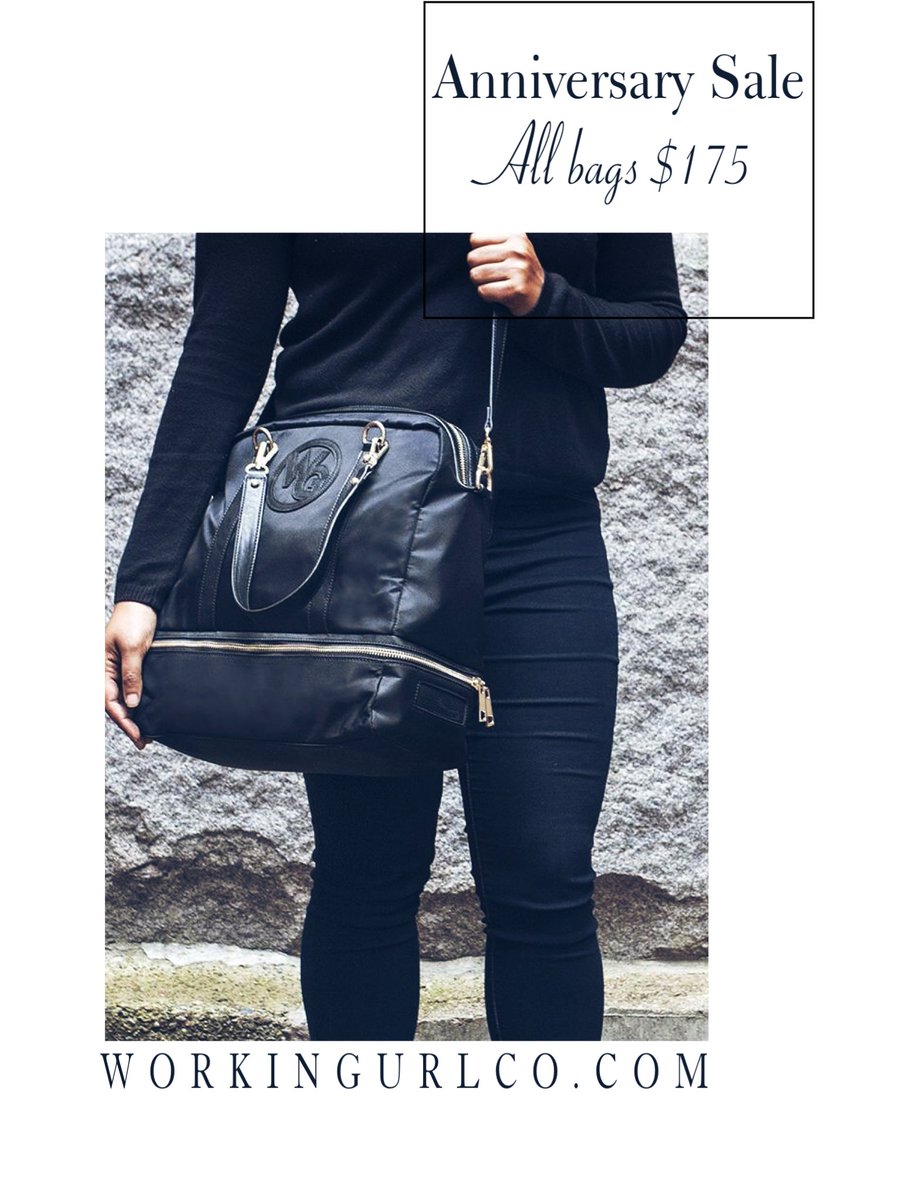 WorkinGurlCo's tweet photo. It's been two years since #WorkinGurl registered as a business. We're offering all #bags for only $175 this WEEK! #stayready #handbag #sale https://t.co/ekSx9yQtXc