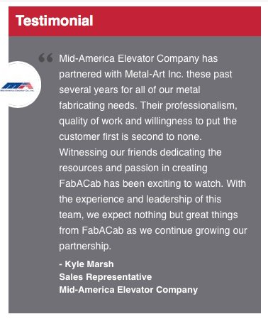 fabacab's tweet image. We love hearing from clients! #fabacab #testimonial