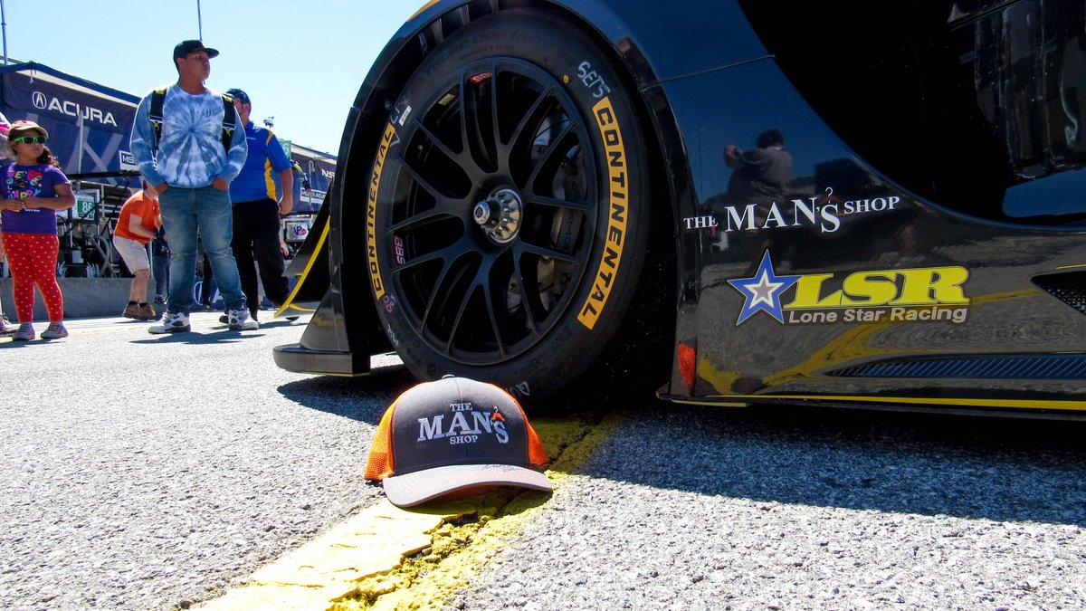 LSRTeam's tweet photo. #wheresthecap @TheMansShop Cap is riding along with the @lsrteam today at #lagunasecaraceway #imsa @MikeSkeenRacing @mbusa #acsmanufacturing https://t.co/ZoehA3B33V