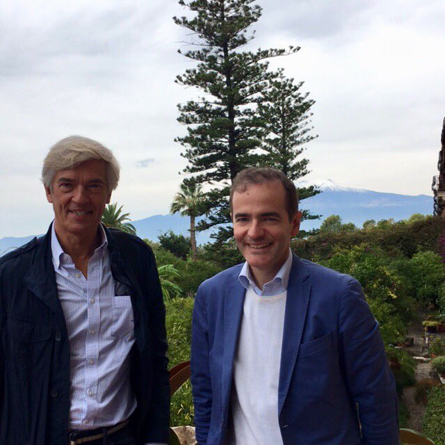 Voyagesalaune's tweet photo. Visites privées en Sicile à Taormina avec Franck Ferrand et Dénis Plé #voyagesalaune #visitesprivees #sicile #taormina #franckferrand https://t.co/WSQnVU7uEe