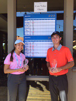 DanaDHuffaker's tweet photo. Congratulations Jake & Sienna #CoreValuesCup champions! @PUREFirstTee @poppyhillsgc @firstteesalina @TheFirstTee https://t.co/tF7ZxYHwgy