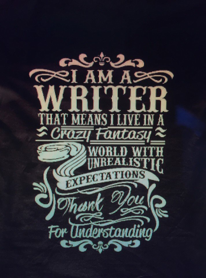 writersdialog's tweet photo. I live in a constant state of denial...and I am 😊 HAPPY!  #amwriting #amreading #love #amazing #lol #fun #writingfiction  #novelistXnight https://t.co/gASq5M79Mt