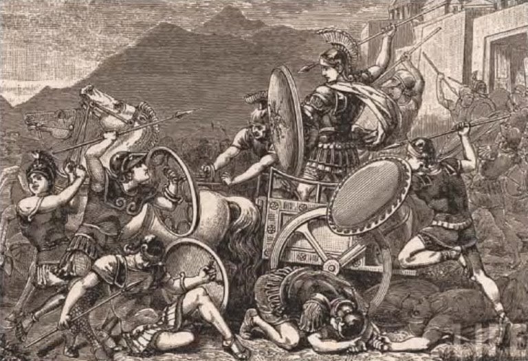 El Rey de Persia, Dario I, llevó a sus ejércitos cuando las negociaciones fracasaron, para ser honestos los griegos no fueron los buenos...