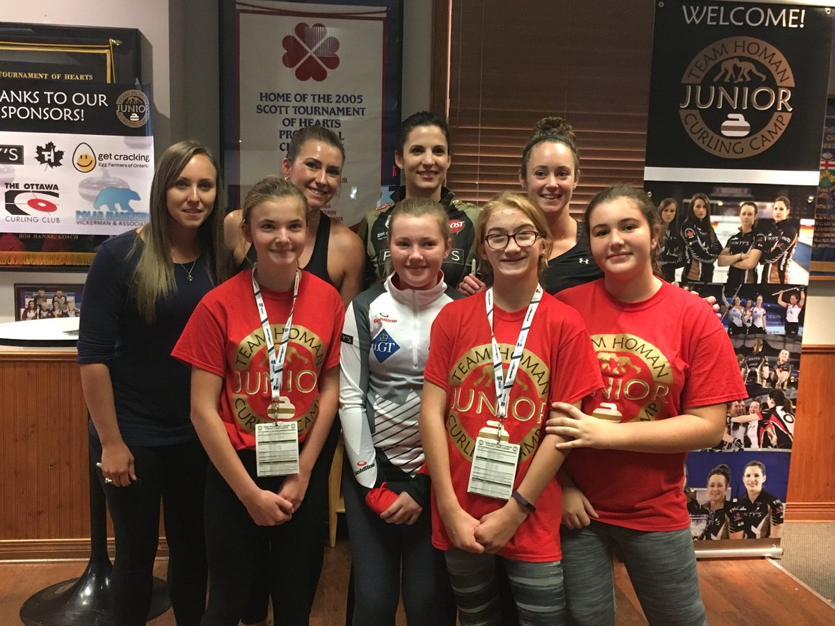 The Homan camp was outstanding! Team McKercher (Grace, Emma &amp; Ava Acres, and Emma McRostie) represented the WCC well at the camp. #HomanJrs