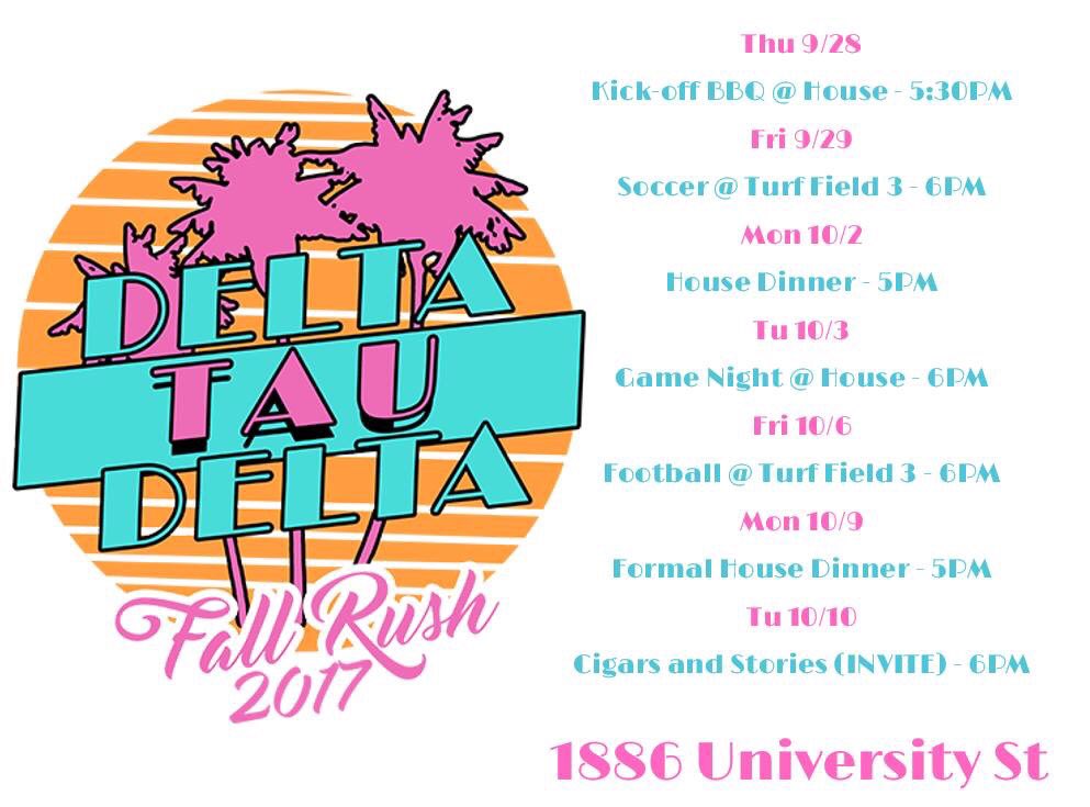 Interested in rushing Delt? Follow the link to join our Fall Rush 2017 page for event info and contacts m.facebook.com/groups/4904949…