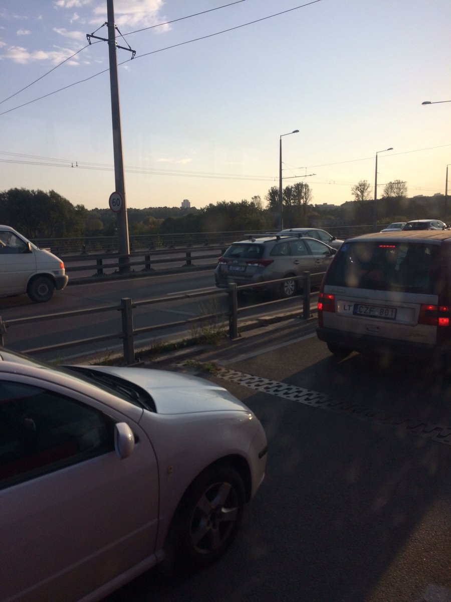 Morning traffic jams remind us that Vilnius needs more lanes for bikes. #carsvsbikes