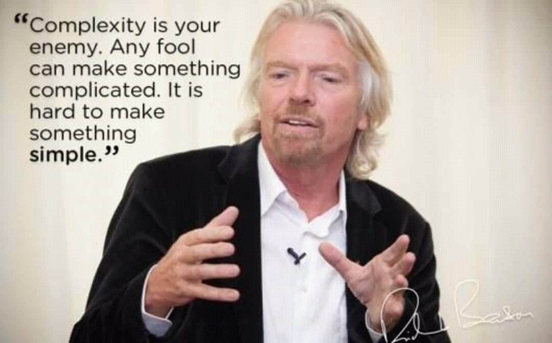 aroof_shaikh's tweet photo. Keep it simple! @richardbranson https://t.co/aAQ9lne4tH