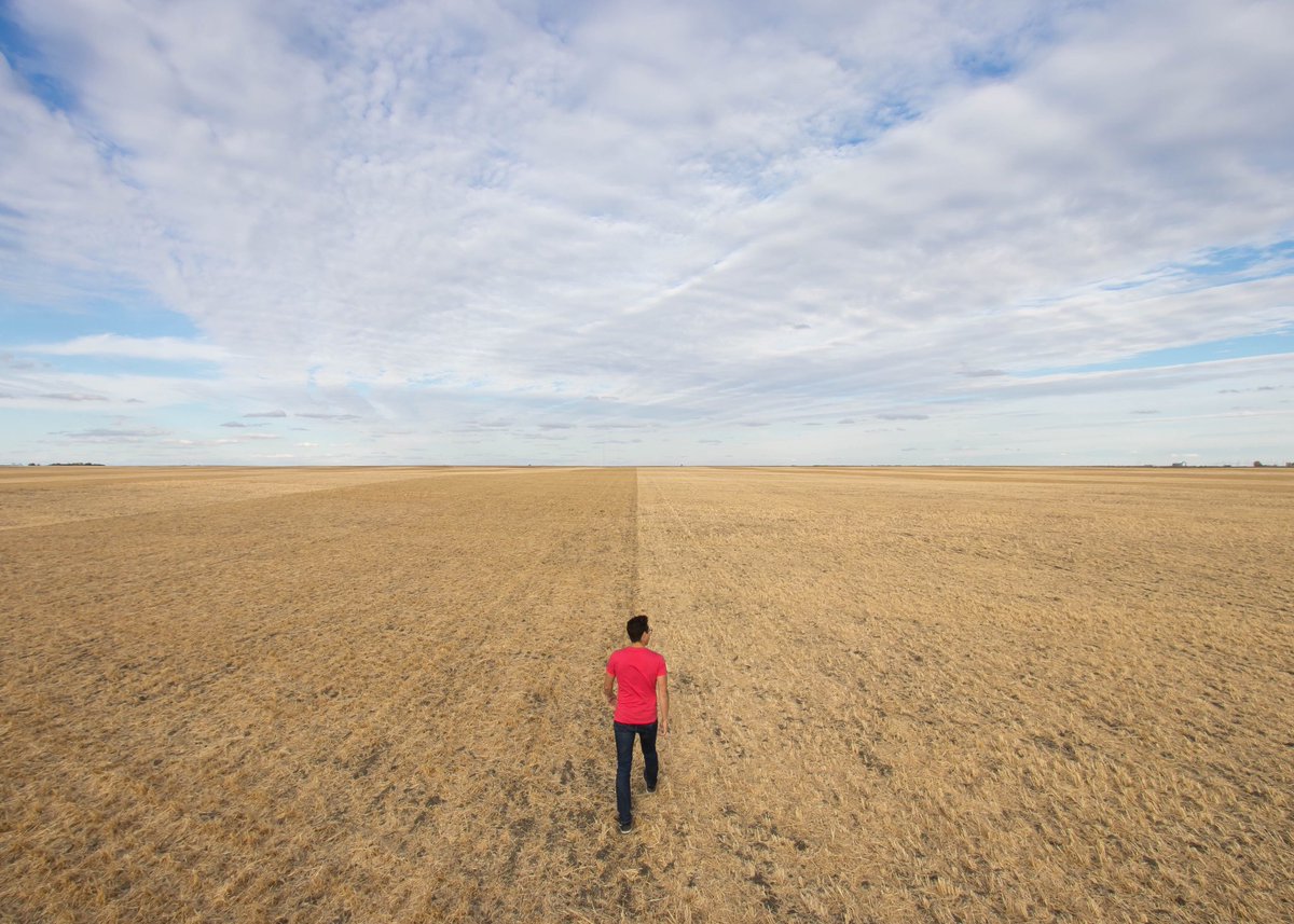 Embrace the flat. 
#ExploreSask #ExploreCanada