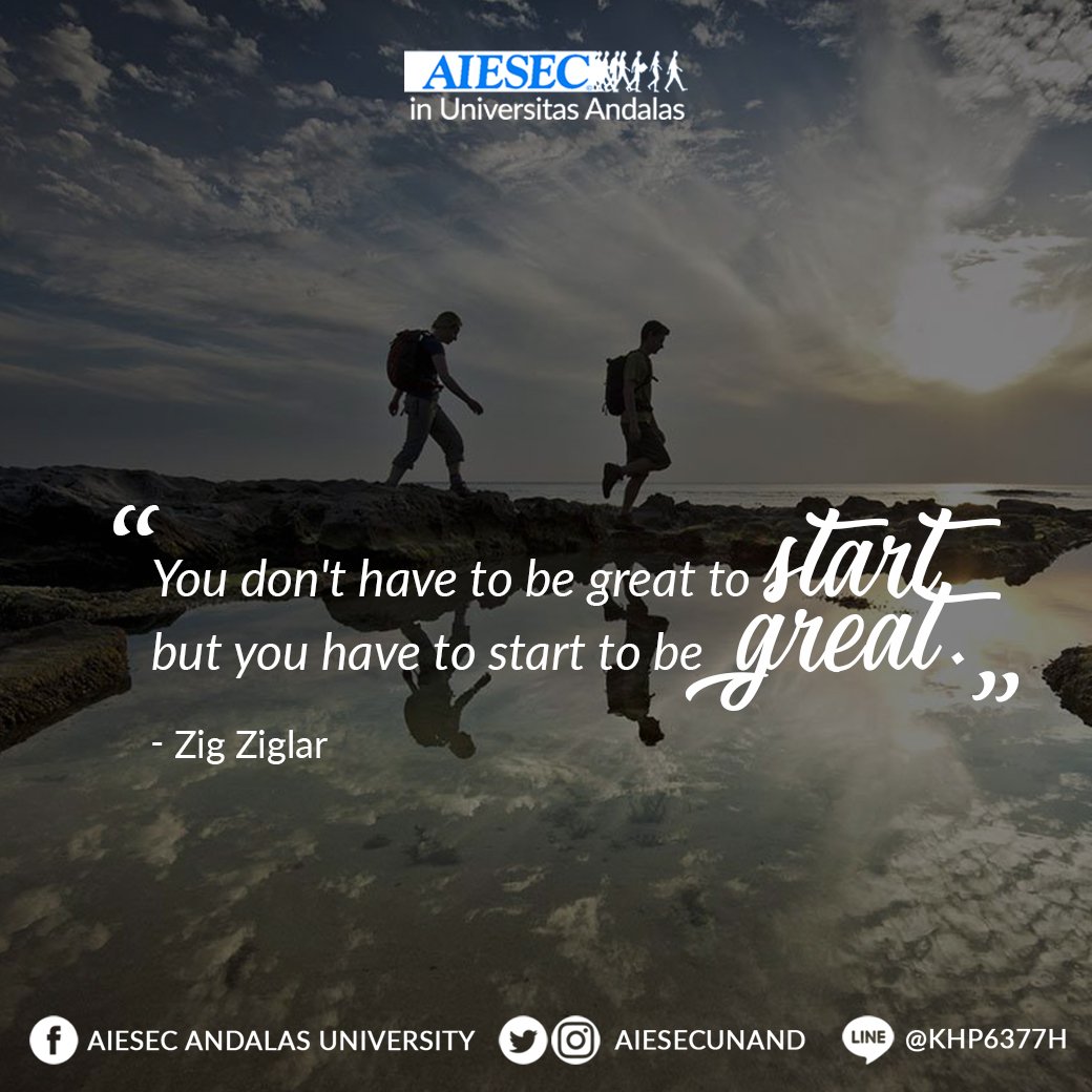 Memulai langkah menuju tujuan hidup kita adalah awal untuk sebuah pencapaian dalam hidup. 

Selamat beraktifitas!