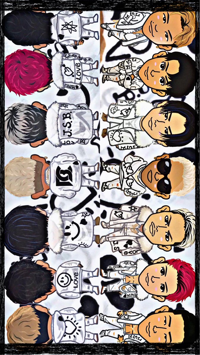 セッピー T Co Gyusjwasad ロック画面 4種 三代目jsb Jsblove 使用保存rt キャラ切り取り禁止