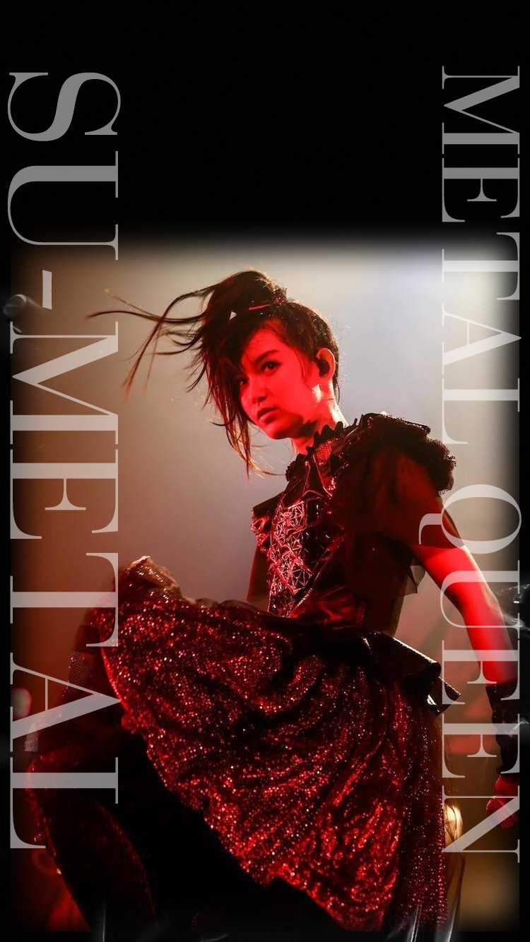 Deer Live 赤いニット帽 Na Twitteru Iphone用の壁紙death Metal Queen Su Metal 03 Babymetal Su Metal Metalqueen