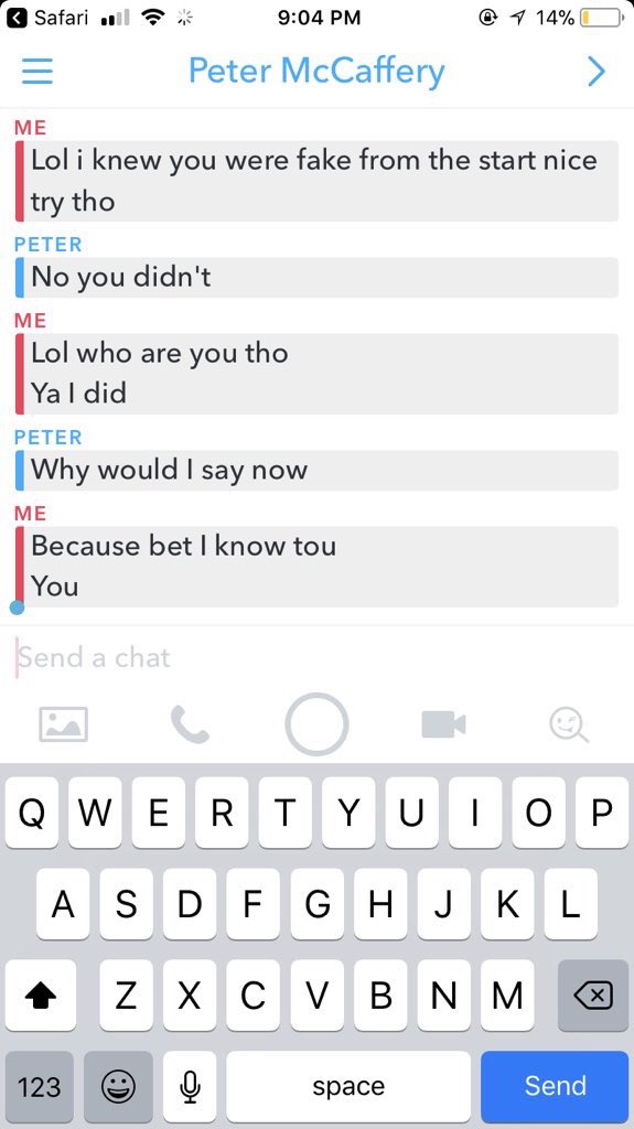 _UWWSecrets's tweet image. “This guy is a catfish claiming he goes here and claims to be a bio major! Watch out everyone!”