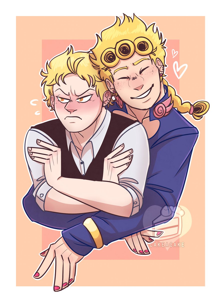 cakeacake's tweet photo. #mudadweek2017 #mudadweek Day 1: Age-swap
not necessarily an age-swap but it has Young Dio and Sweet Summer Child Giorno 🧡 https://t.co/szKmWoShgF